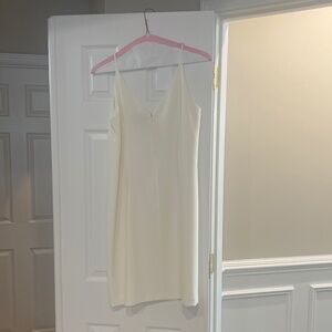 W by Worth slip dress spaghetti strap zip back vneck fully lined women’s sz 8